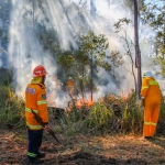 Firesticks Training at Yarrawarra Cultural Centre May 2014 - Burn 4