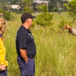 Rangers discuss the burn strategy with the RFS representatives